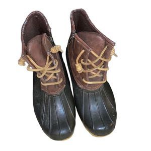 •SPERRY• duck/rain boots size youth 6=womens 6.5